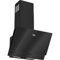 Наклонная вытяжка TEMPER 60 BK, черный